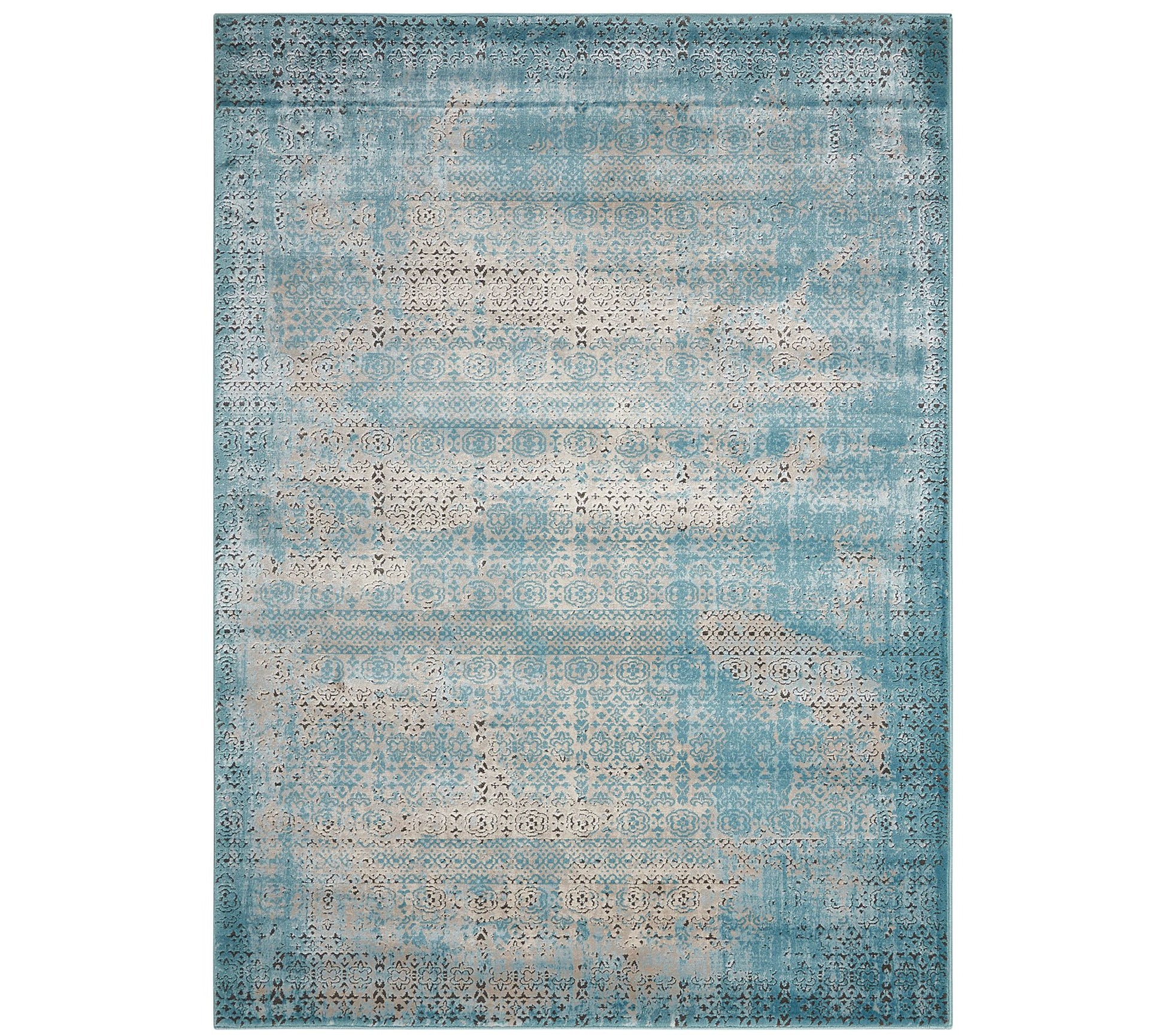 Nourison Karma Blue 5'3" x 7'4" Area Rug