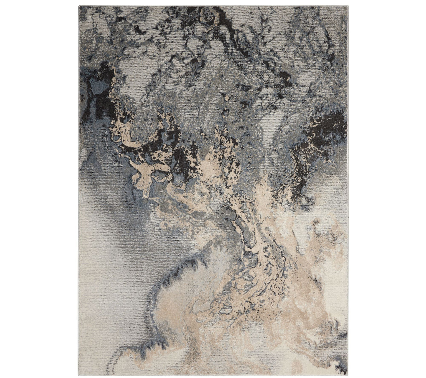 Nourison Maxell Grey 3'10" x 5'10" Area Rug