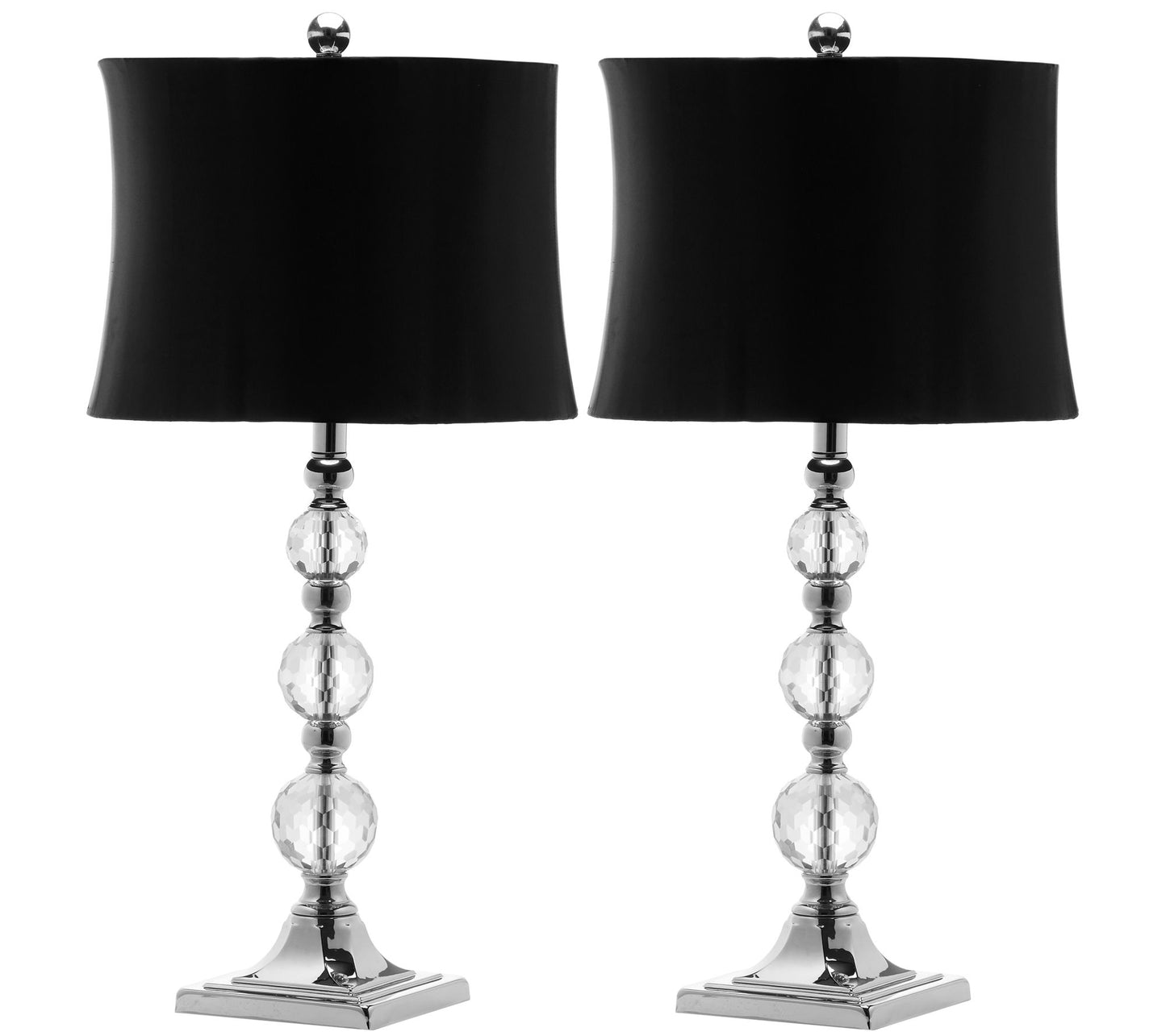 Safavieh Set of 2 Maeve Crystal Ball Lamps