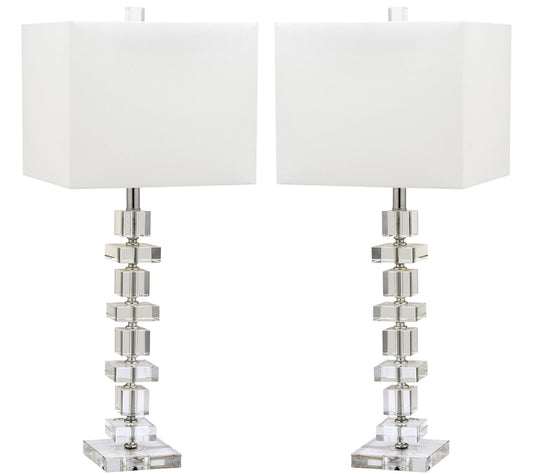 Safavieh Set of 2 Deco Crystal Table Lamps