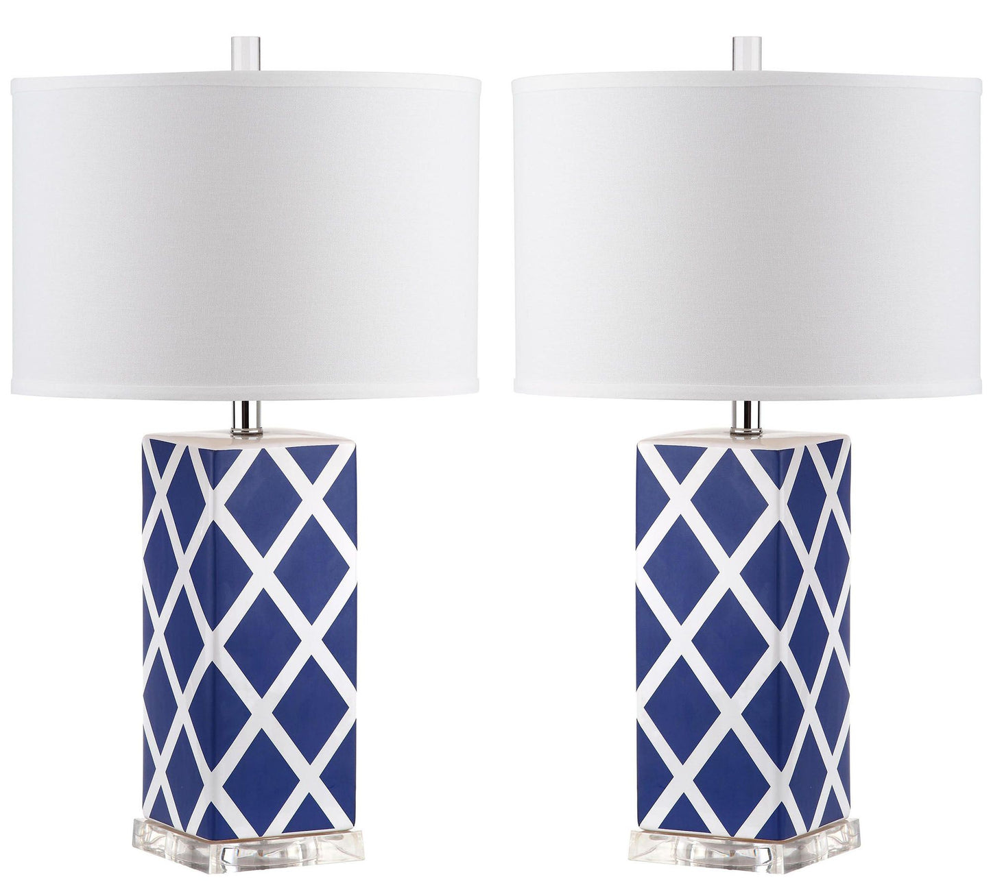 Safavieh Set of 2 Garden Lattice Table Lamps