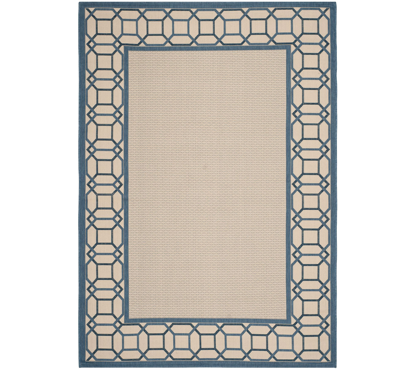 Martha Stewart Facet Border 6'7" x 9'6" Rug