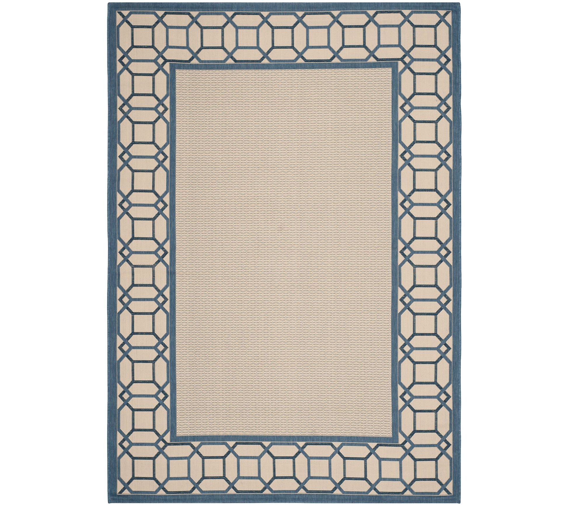 Martha Stewart Facet Border 6'7" x 9'6" Rug