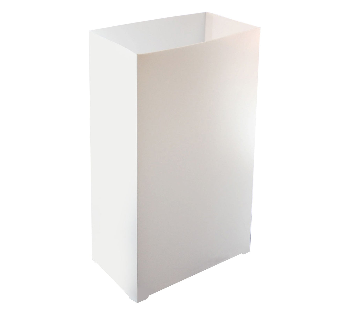 LumaBase 100 White Durable Plastic Luminaria Lanterns