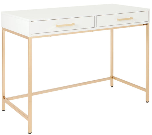 Alios Desk with White Gloss Finish by OSPD