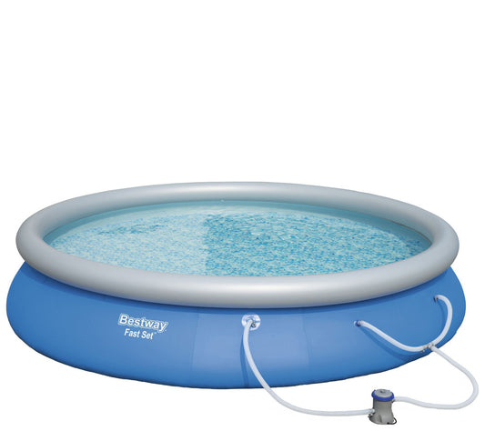 Bestway Fast Set 15' x 33" Round Inflatable Pool