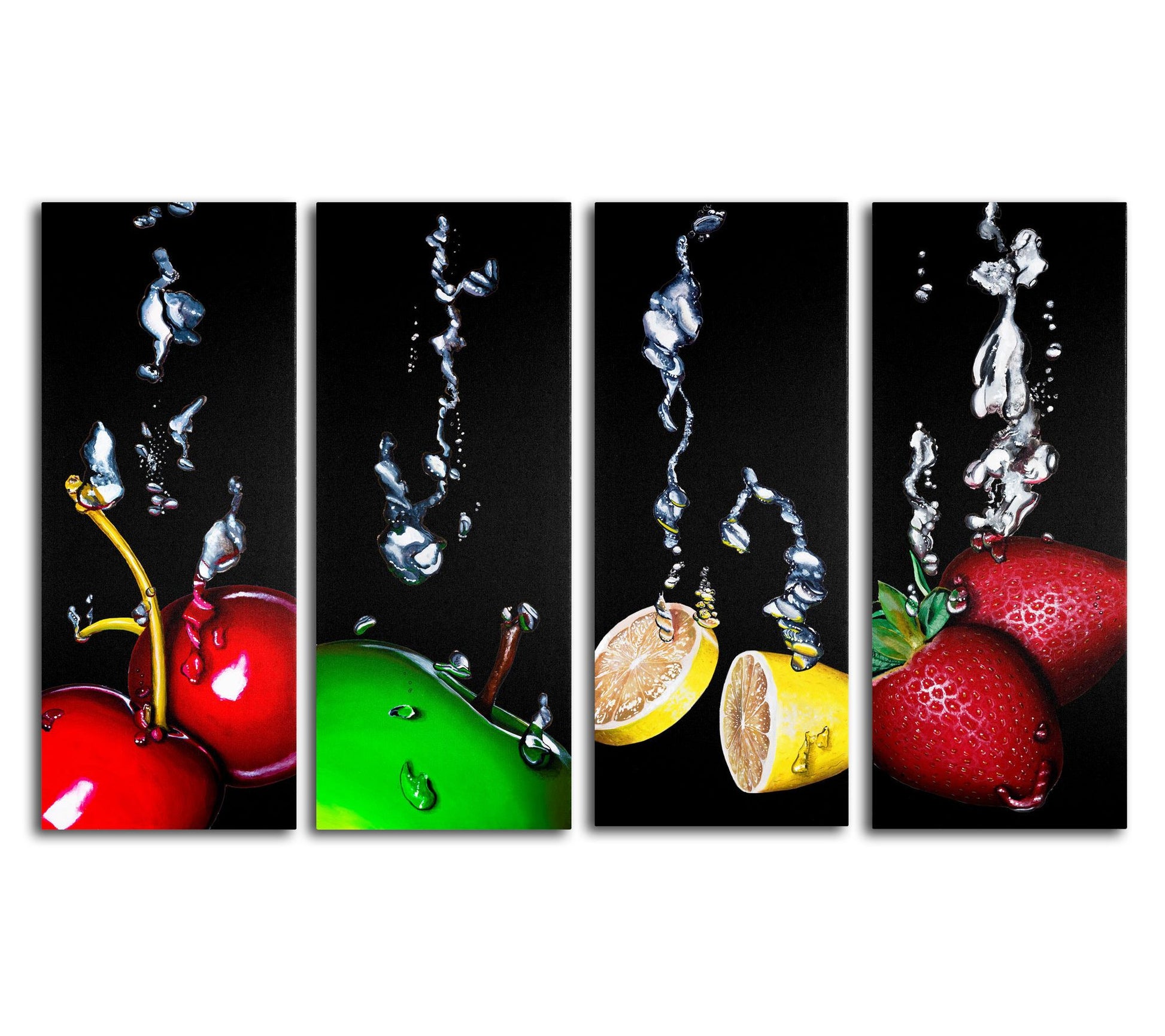 Lavish Home Roderick Stevens 'Granny Splash' 4-Piece Set