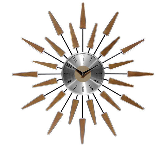 Infinity Instruments Satellite Large Mid-century Modern Clock