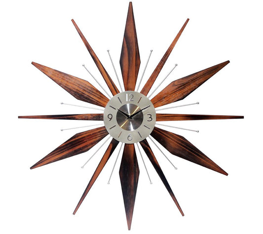 Infinity Instruments Utopia 30" Mid-Century Modern Clock