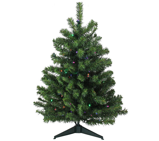 Northlight Battery-Operated Prelit Canadian Pine Tree