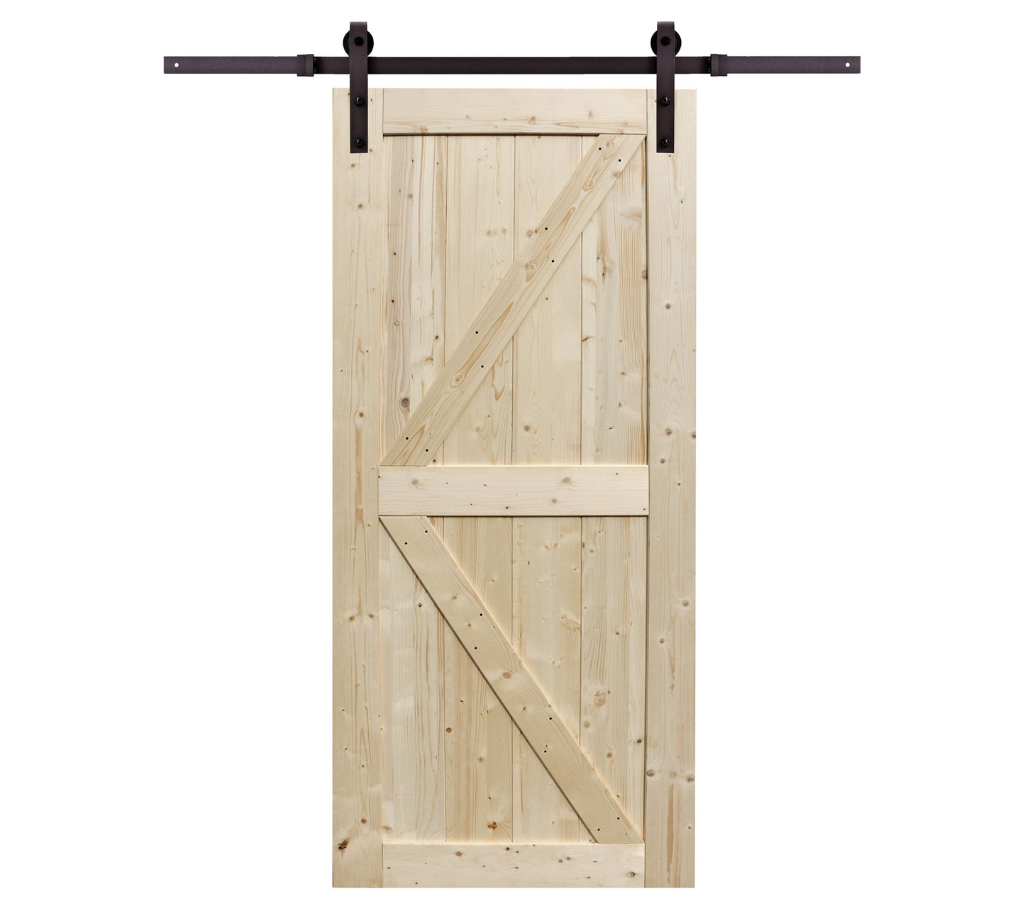 Northbeam Artisan Sliding Door Kit, UnfinishedWith Hardware