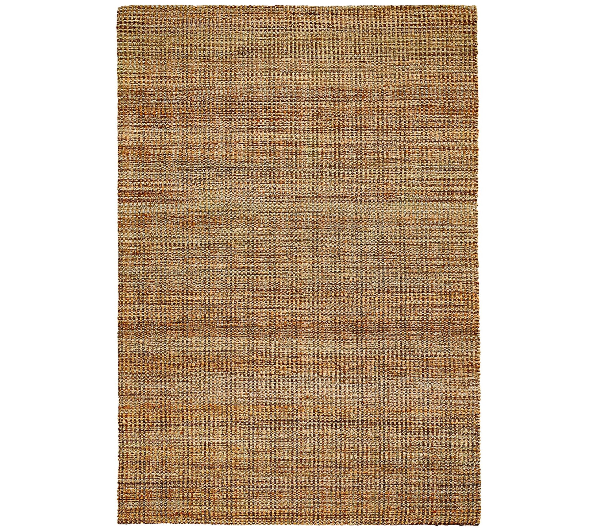Ox Bay 5' x 7'9" Jute and Chenille Brown PlaidArea Rug