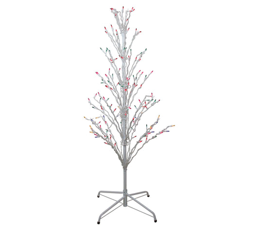 Northlight 4' Christmas Cascade Twig Tree Outdoor Multi Lights