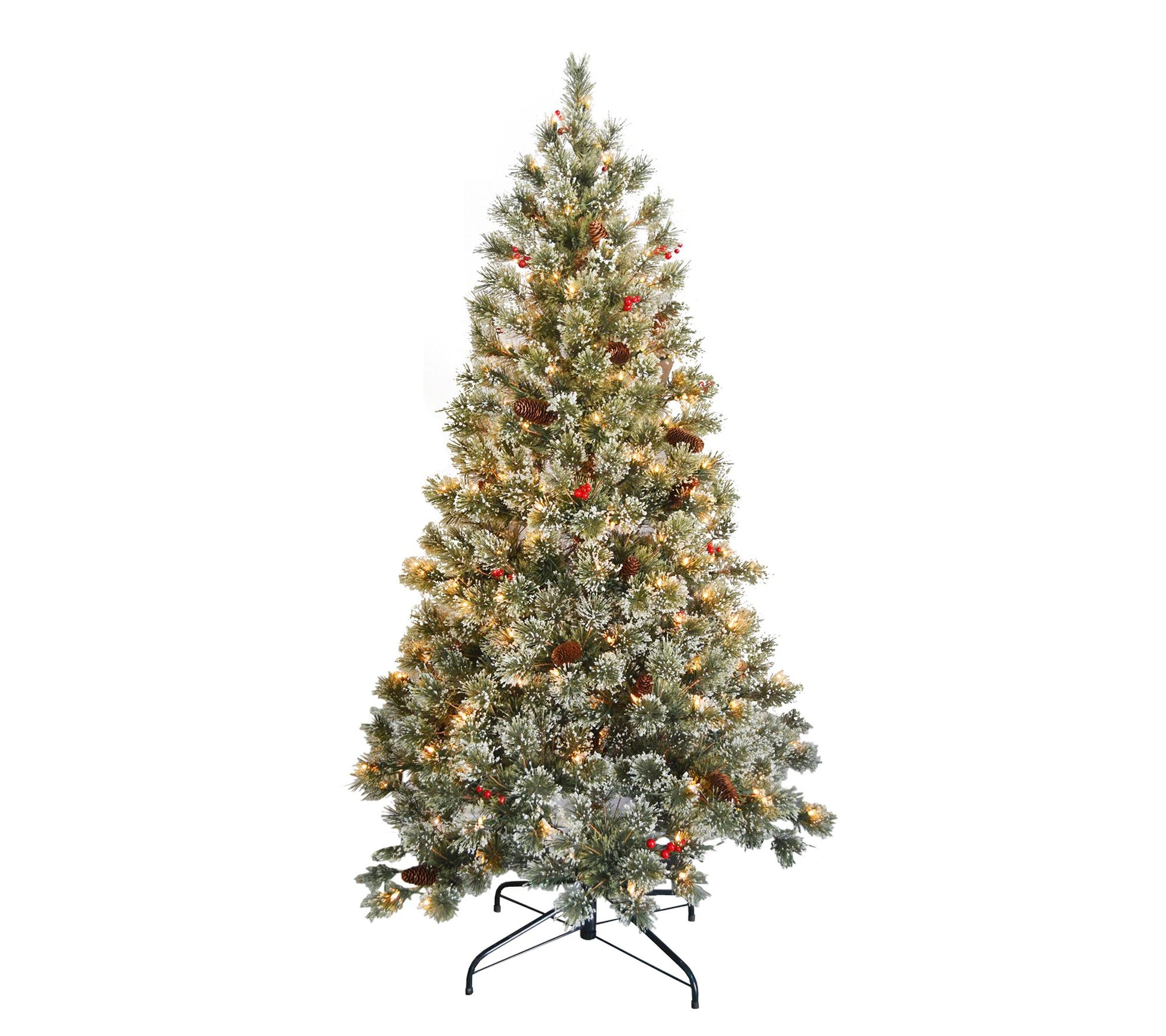 National Tree Company 6' Crystal Cashmere Treew/ Clear Lights