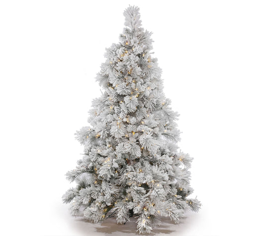 3.5' x 35" Flocked Alberta Tree by Vickerman