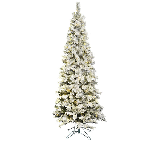 6.5' Flocked Pacific Tree by Vickerman