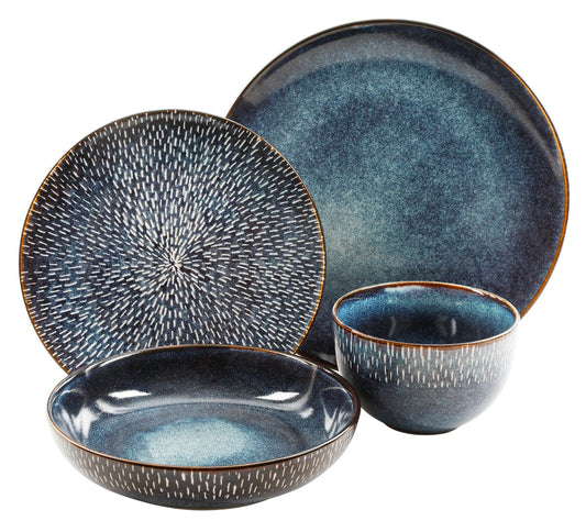 Gibson Elite Matisse 16-Piece Stoneware Dinnerware Set