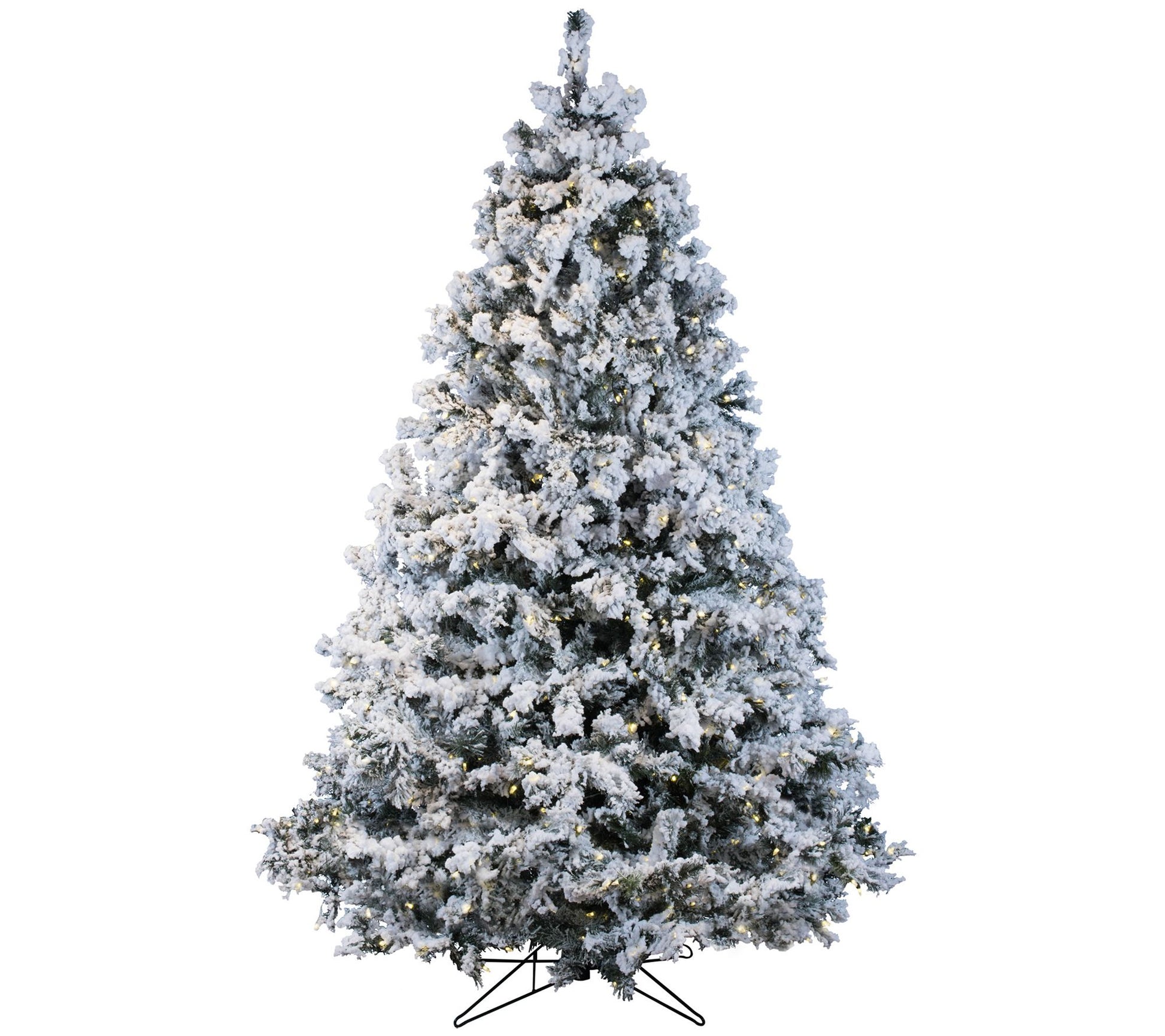 4.5' x 44" Flocked Alaskan Tree by Vickerman