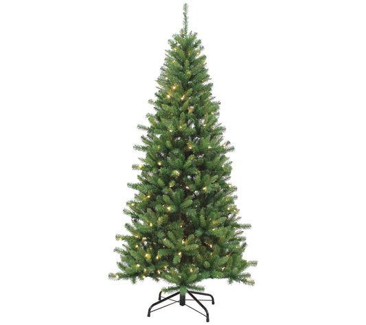 7' Pre-Lit Ozark Pine with 230 Dual Color-Changing LED Light
