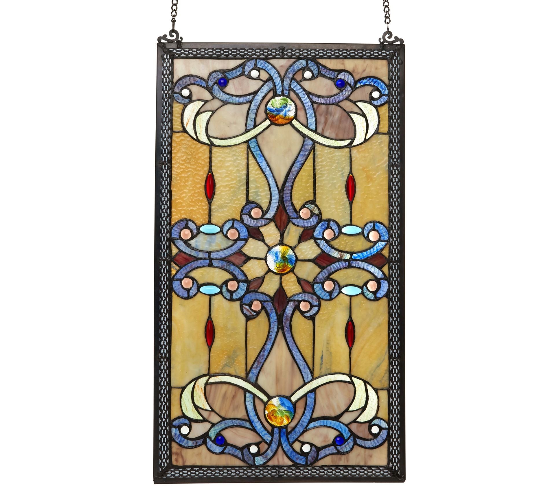 River of Goods 26"H Stained Glass Brandi's Window Panel