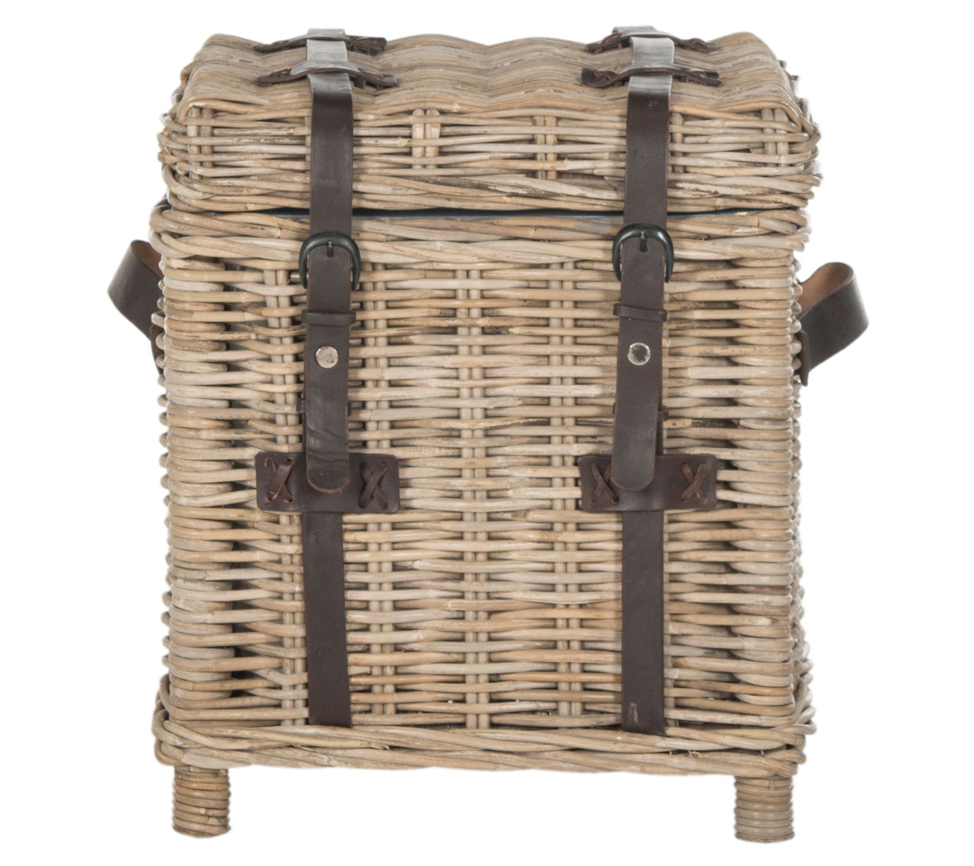Safavieh Kacia Wicker Side Trunk
