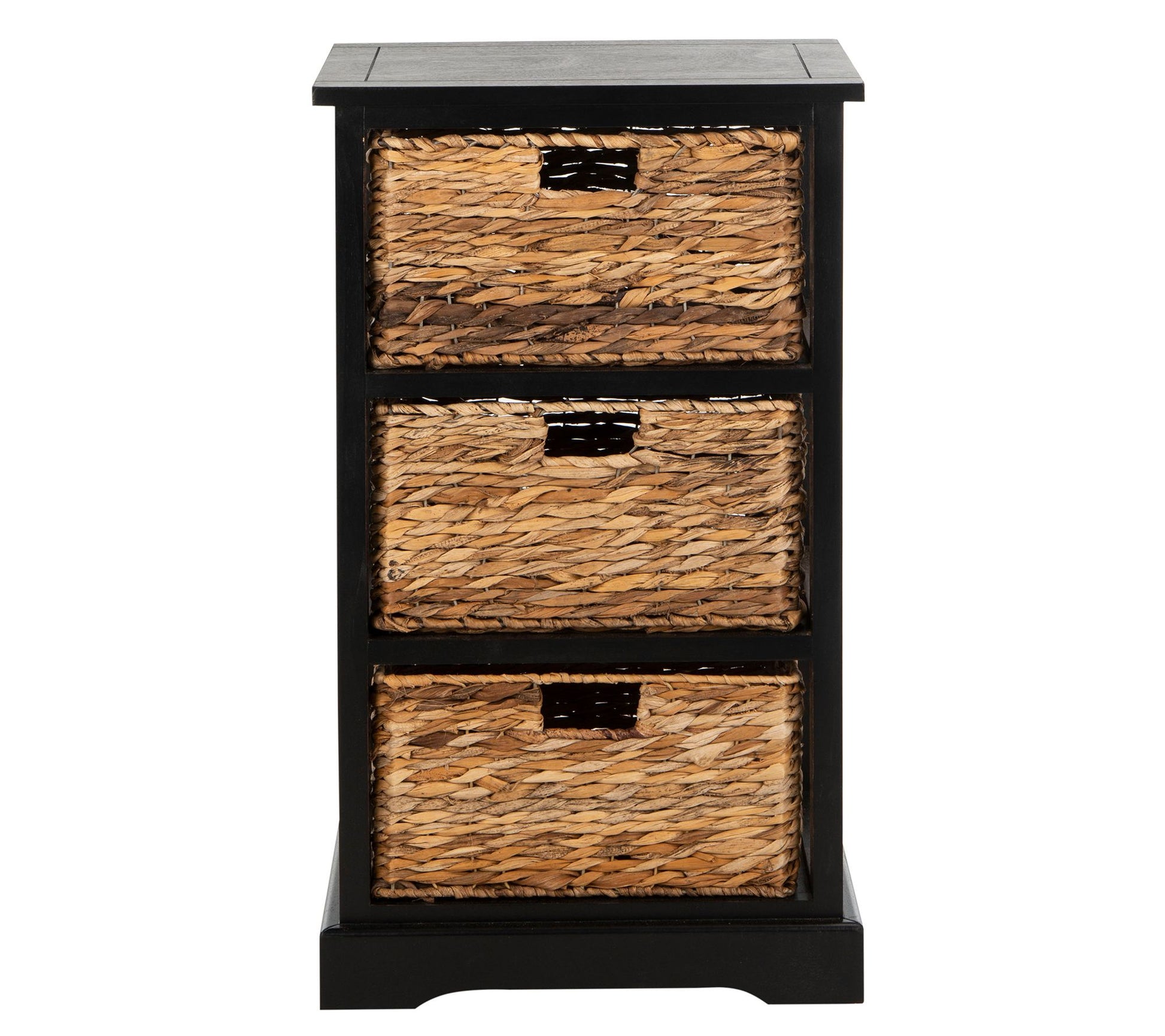 Safavieh Halle Three-Wicker Basket Storage SideTable