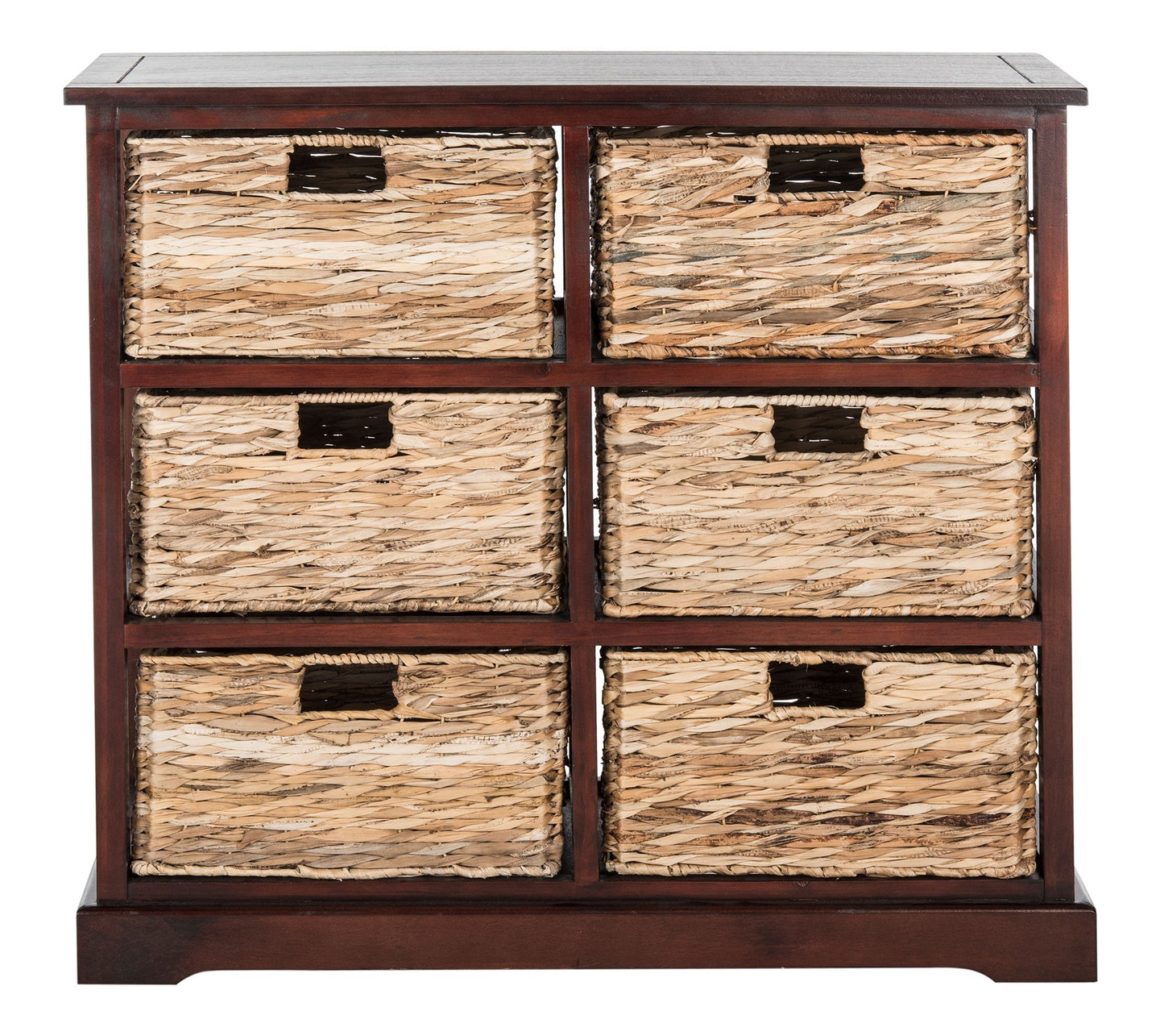 Safavieh Keenan Six-Wicker Basket Storage Chest