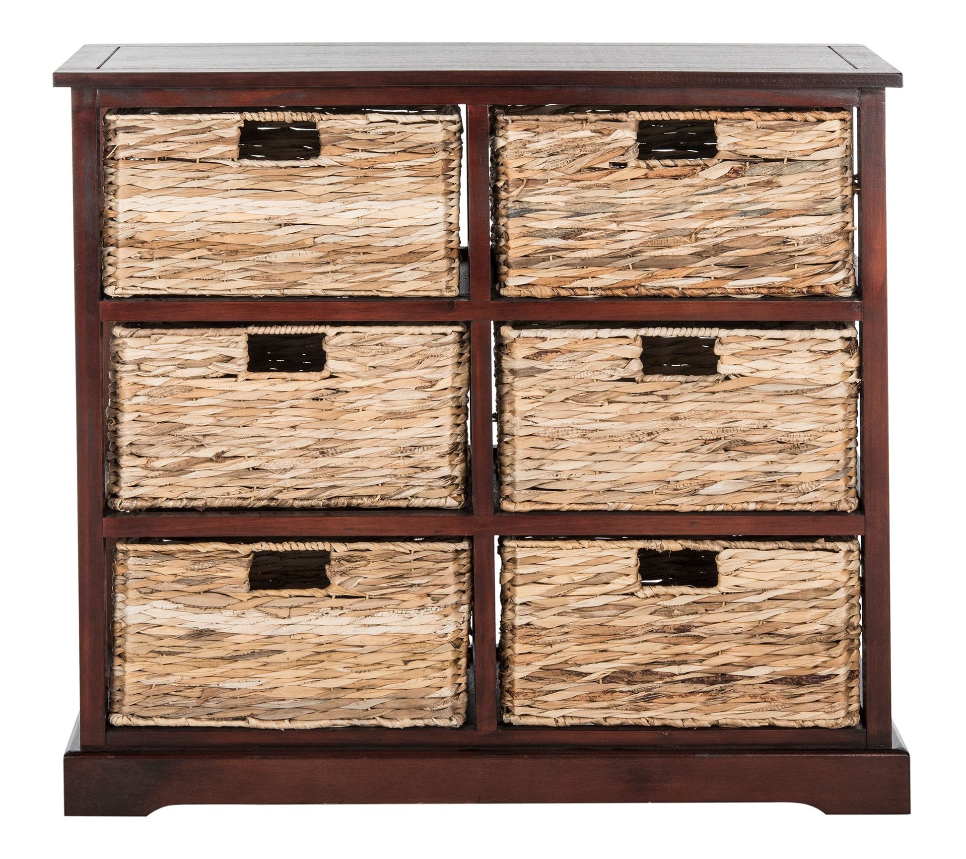 Safavieh Keenan Six-Wicker Basket Storage Chest