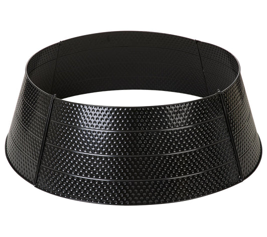Glitzhome 40.5"D Christmas Hammered Metal Tree Collar
