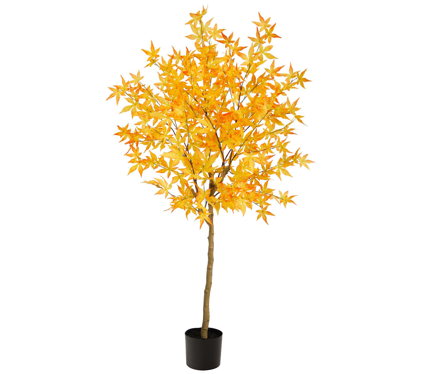 Nearly Natural 5' Autumn Maple Artificial Fall Tree