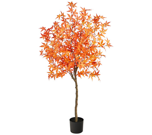 Nearly Natural 5' Autumn Maple Artificial Tree