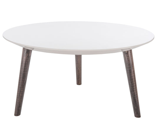 Safavieh Josiah Retro Mid-Century Round LacquerAccent Table