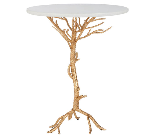 Safavieh Carolyn Rooted Gold Accent Table