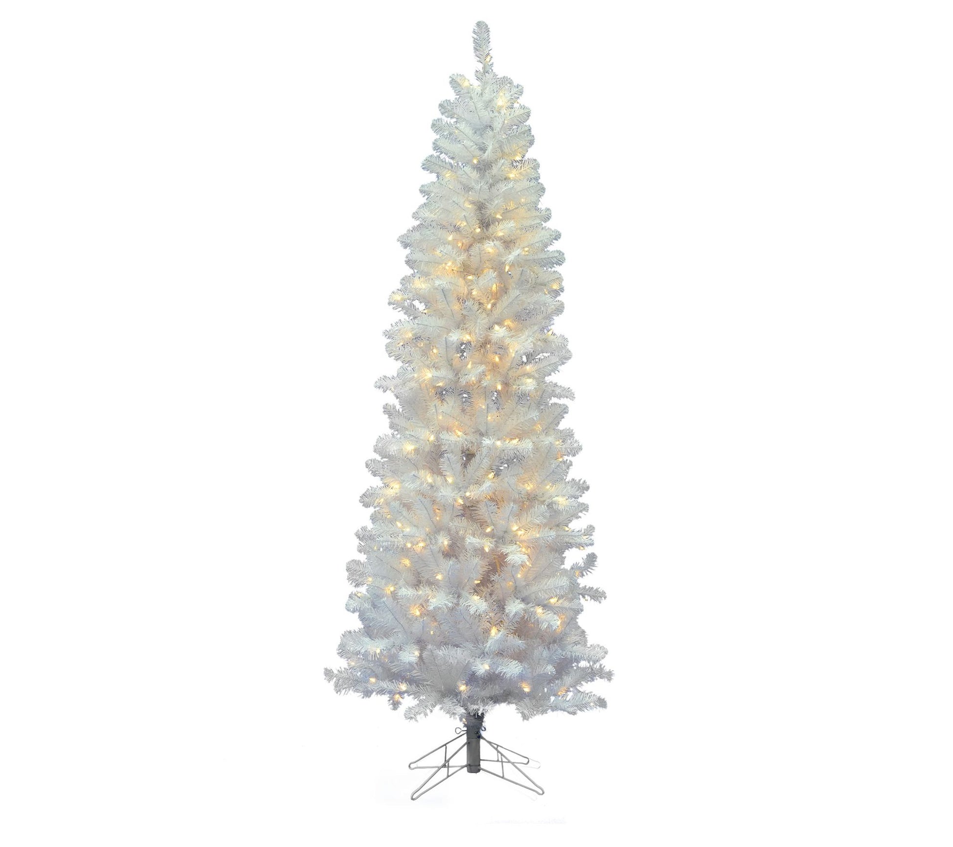 Vickerman 5.5' White Salem Pencil 200 LED WmW
