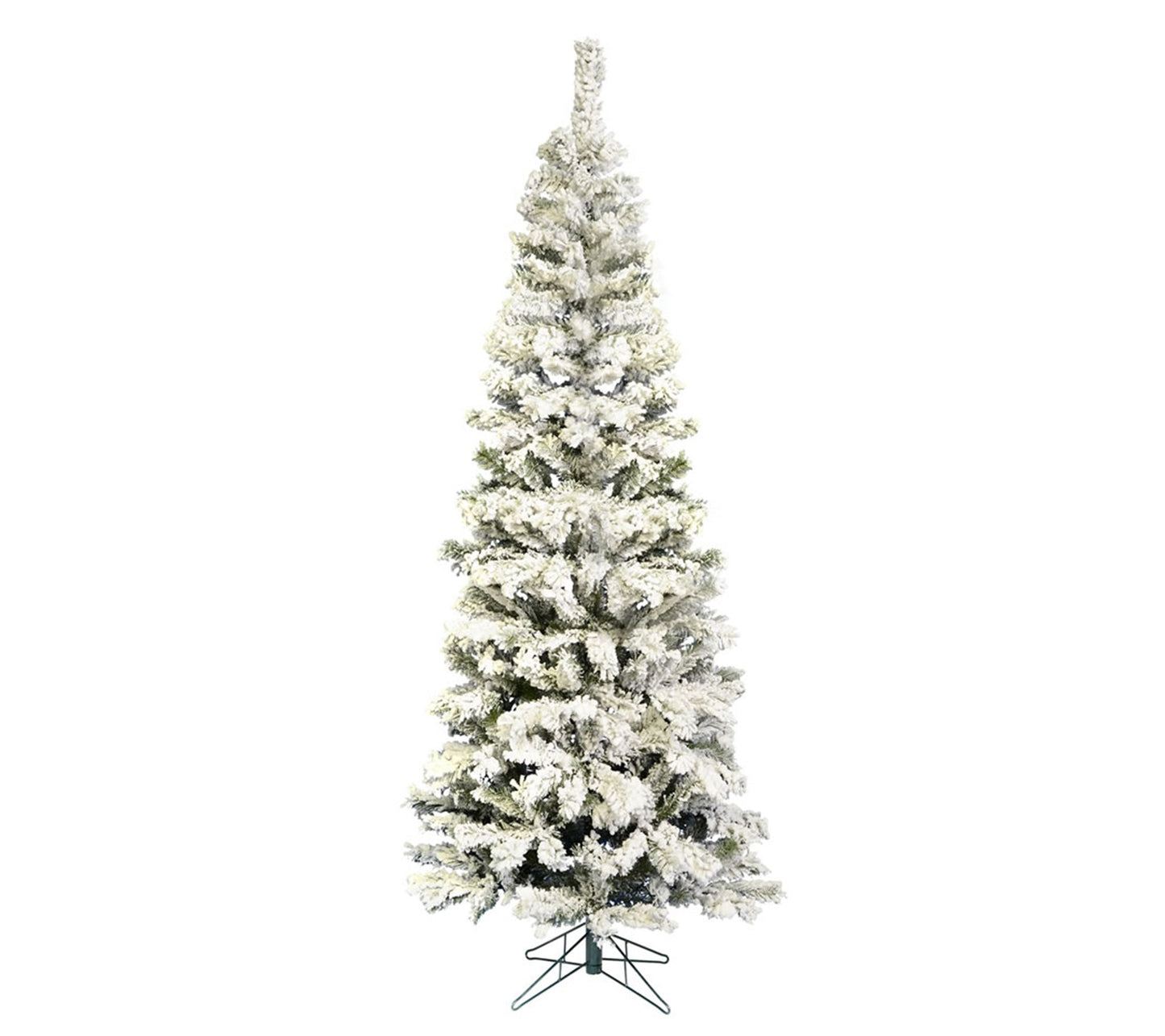 Vickerman 6.5' Flocked Pacific Artificial Christmas Tree,Unlit