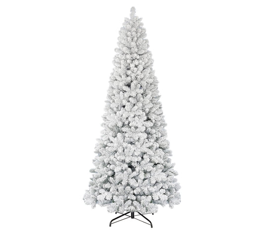 Puleo 9 ft Floc ked Virginia Pi ne Tree, 1460 T ips