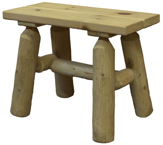 Lakeland Mill Cedar and Pine Bench Pair