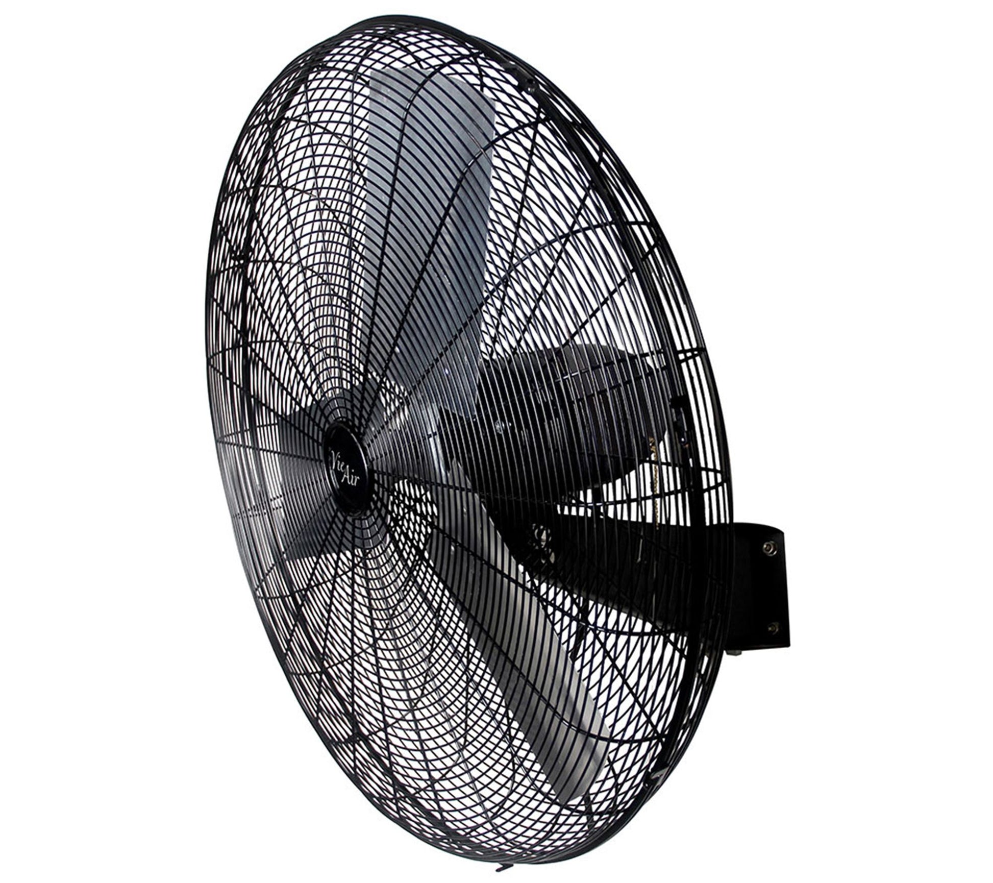 The Vie Air 30" 3 Speed Wall Mountable Fan in Black