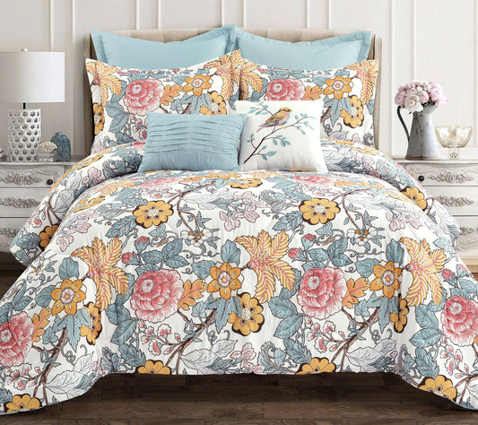 Sydney 7-Piece Full/Queen Comforter Set by LushDecor