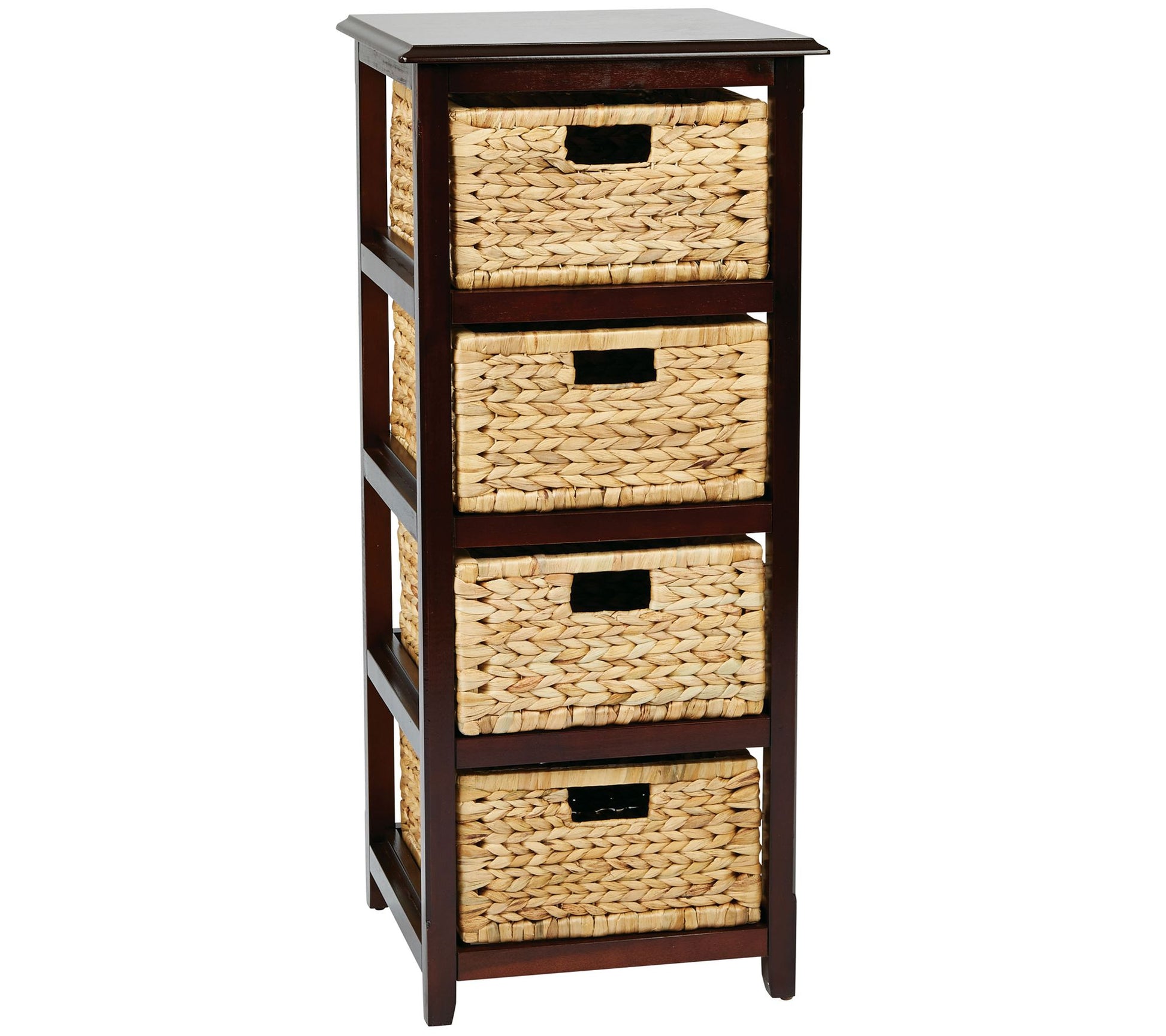 OSP Home Furnishings Seabrook Four-Tier StorageUnit