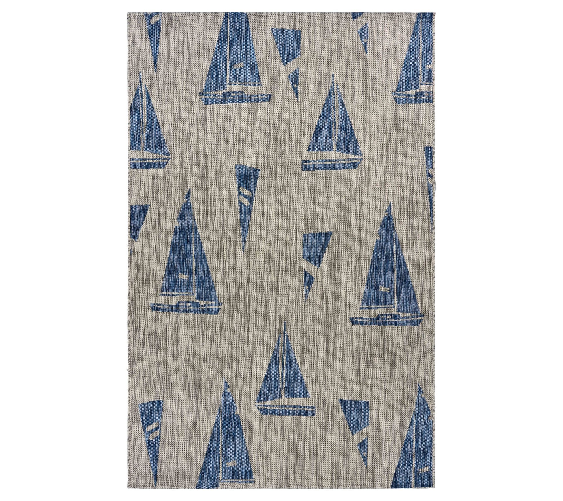 Ox Bay Sails Up Indoor/Outdoor Catalina Rug 5'x 7'