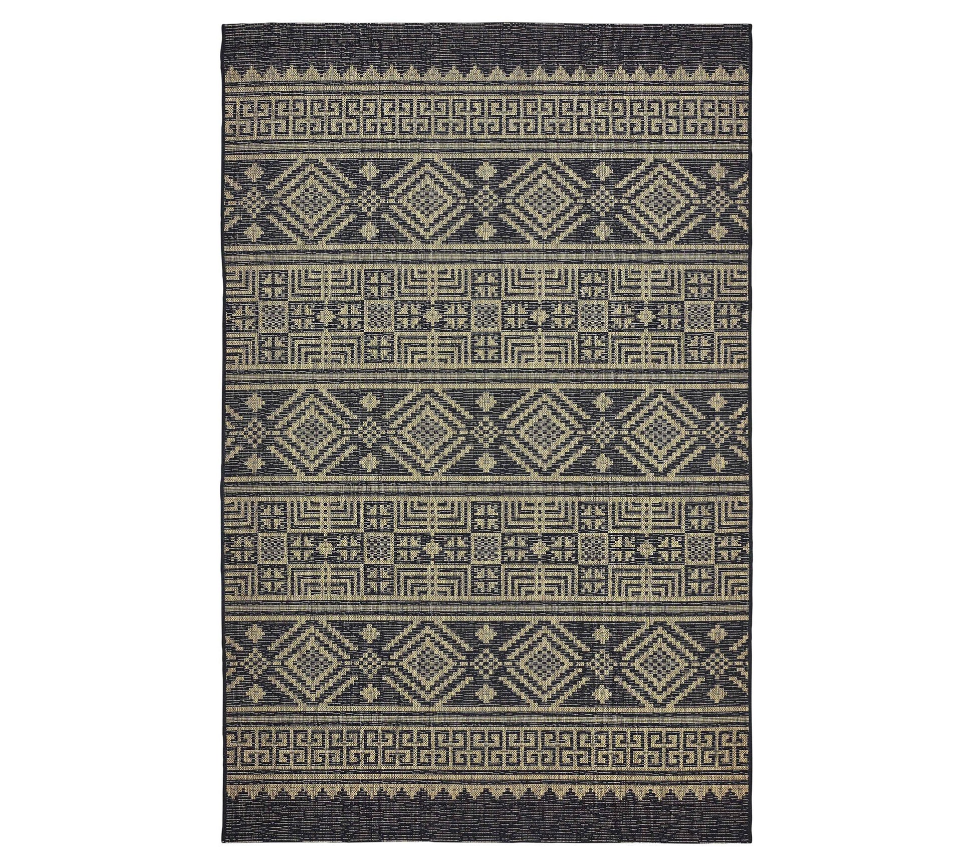 Ox Bay Geometric Vestige Indoor/Outdoor Sun Shower Rug 5' x 8'