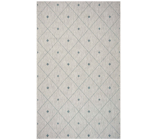 Ox Bay Minimal Diamonds Indoor/Outdoor Sun Shower Rug 5'x8'