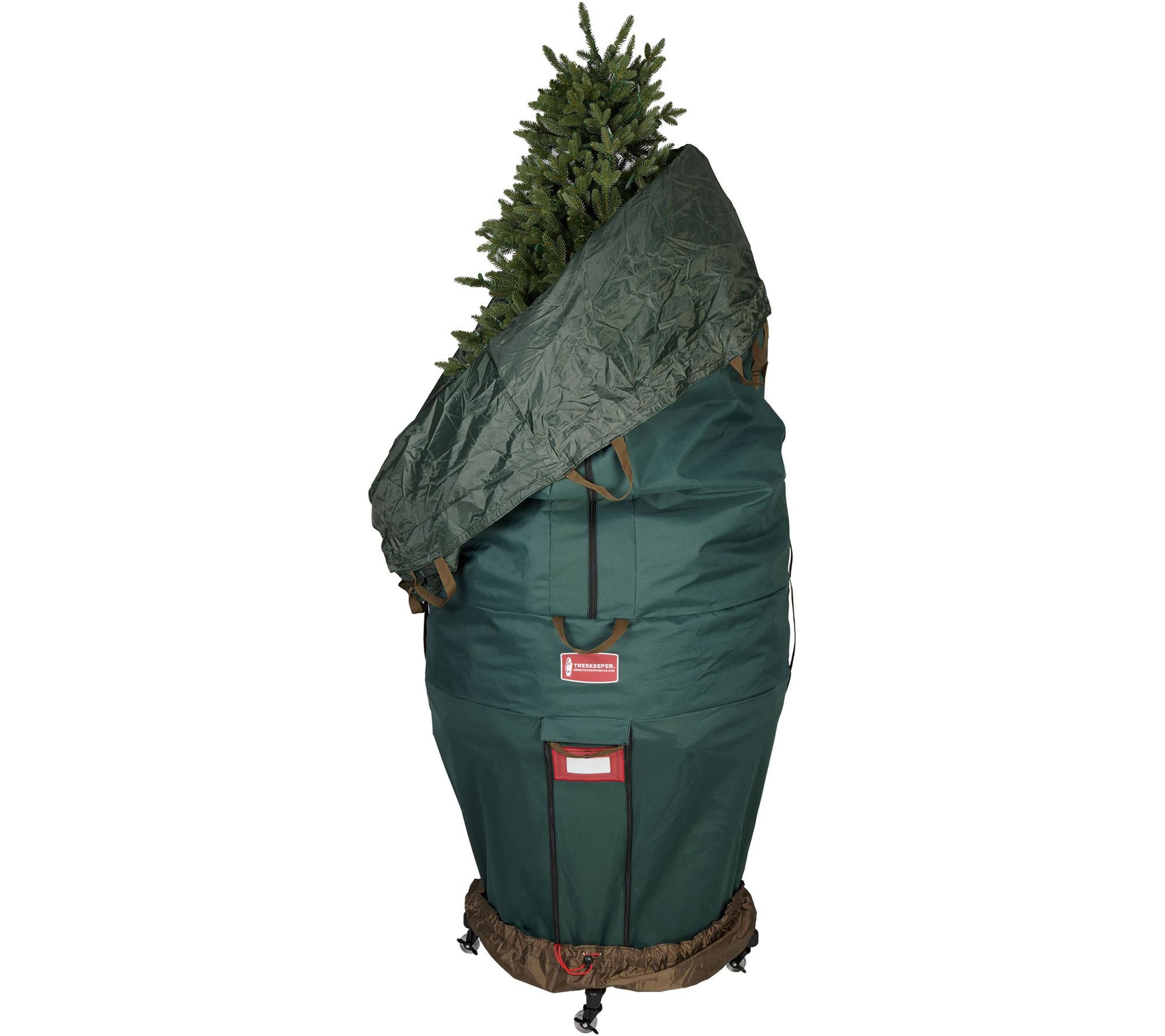 TreeKeeper XL Upright Tree Storage Bag w/Rolling Stand 6-9'