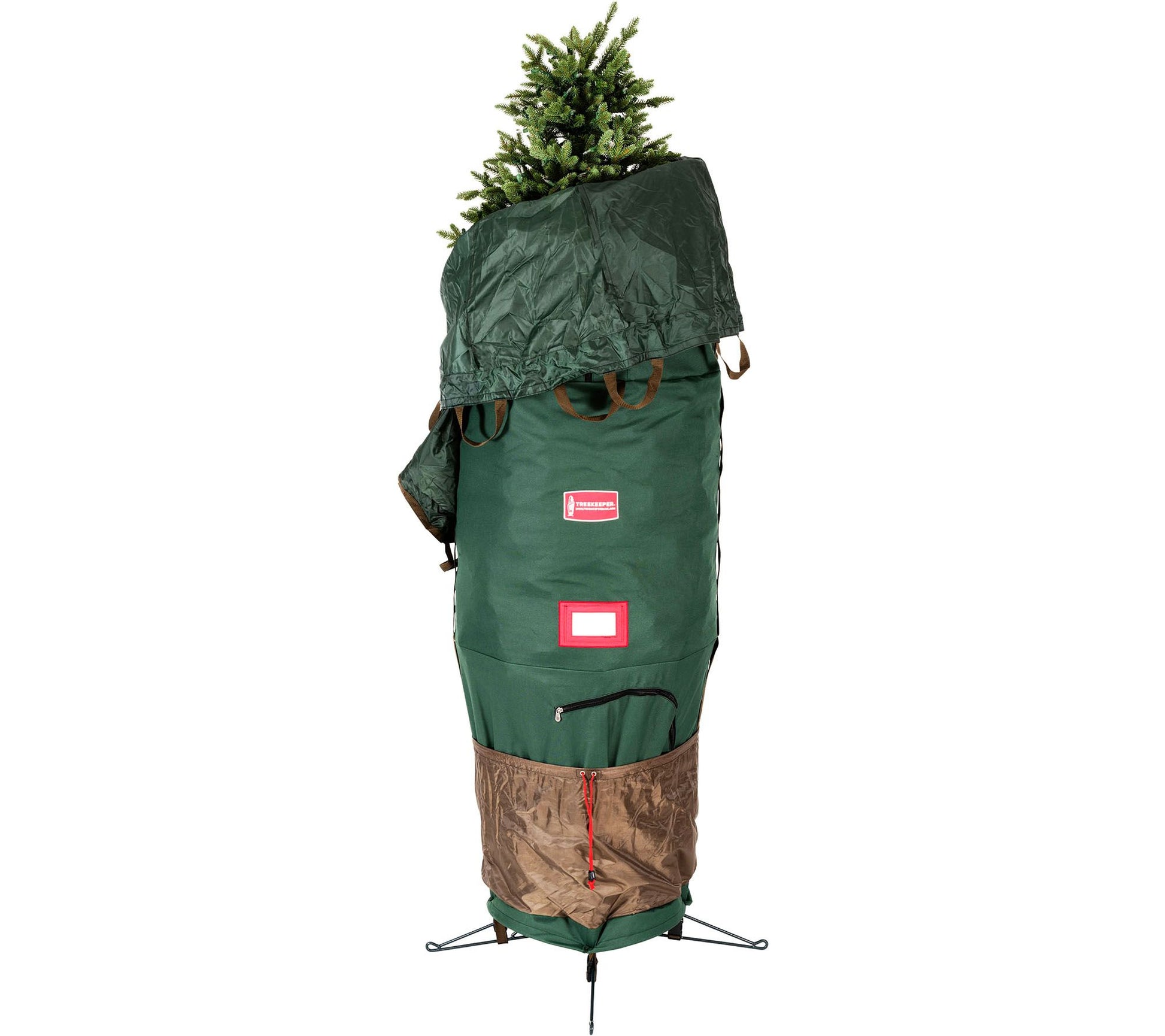 TreeKeeper Large Upright Tree Storage Bag w/Rolling Stand