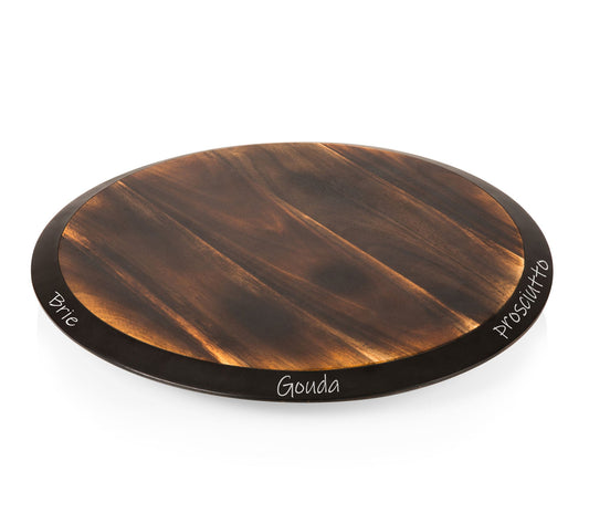 Picnic Time Lazy Susan Serving Tray