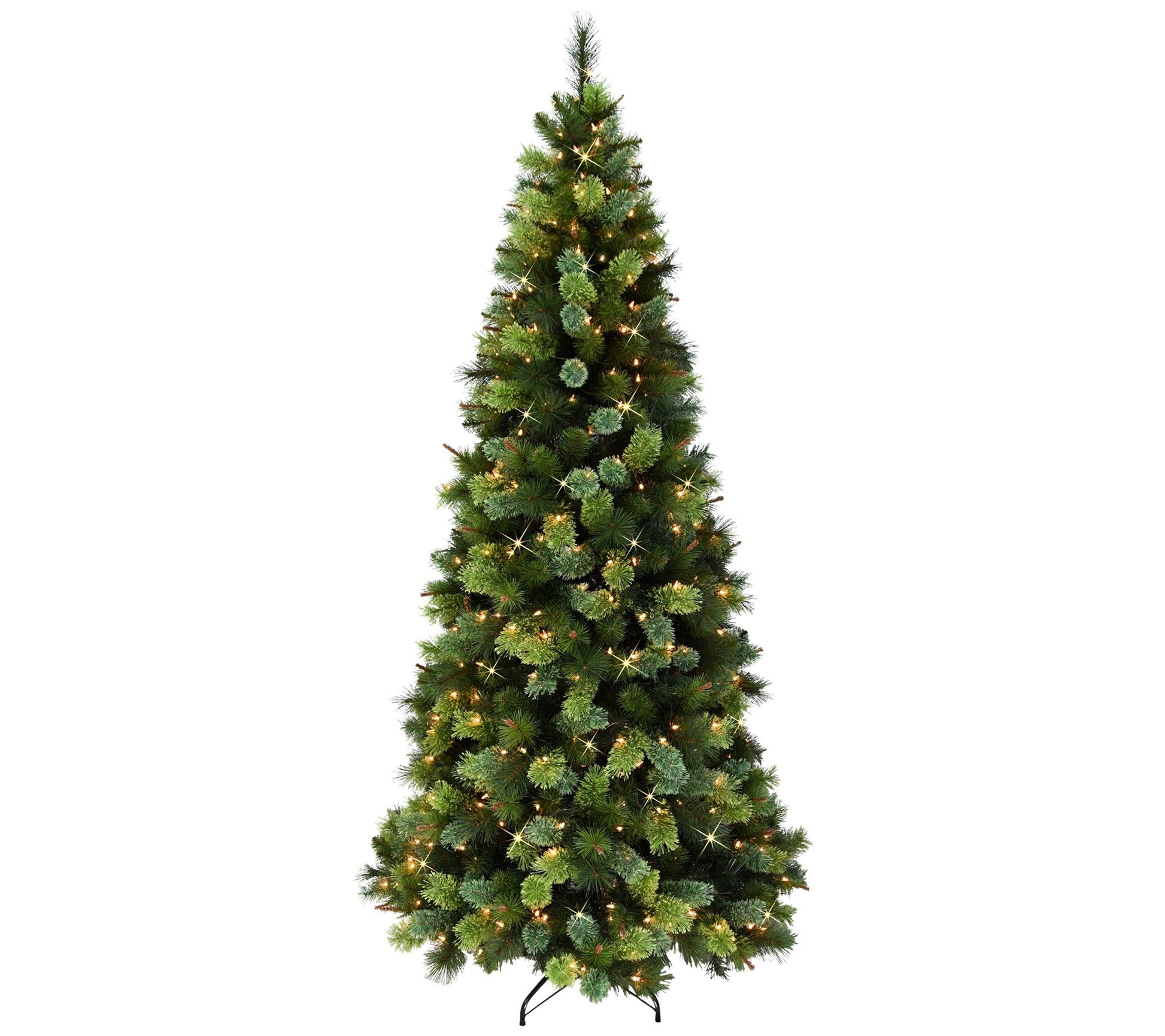Puleo International 7.5' Prelit Slim PortsmouthPine Tree