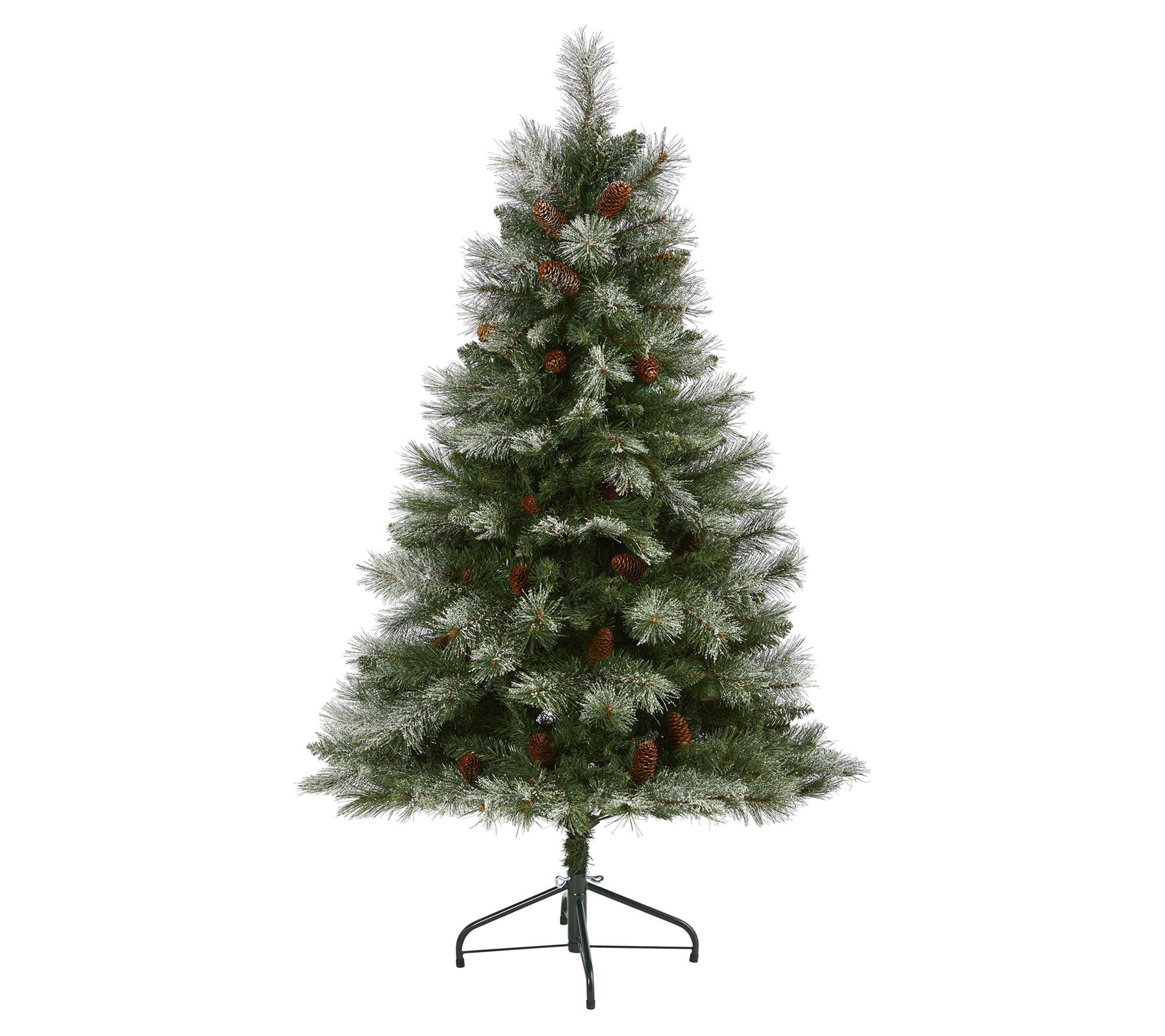 5' French Alps Mountain Pine Christmas Tree byNearly Natural