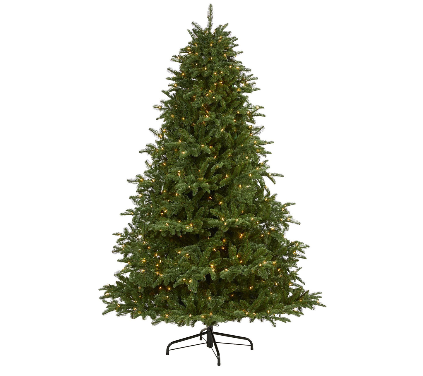7' Lit Spruce Christmas Tree by Nearly Natural