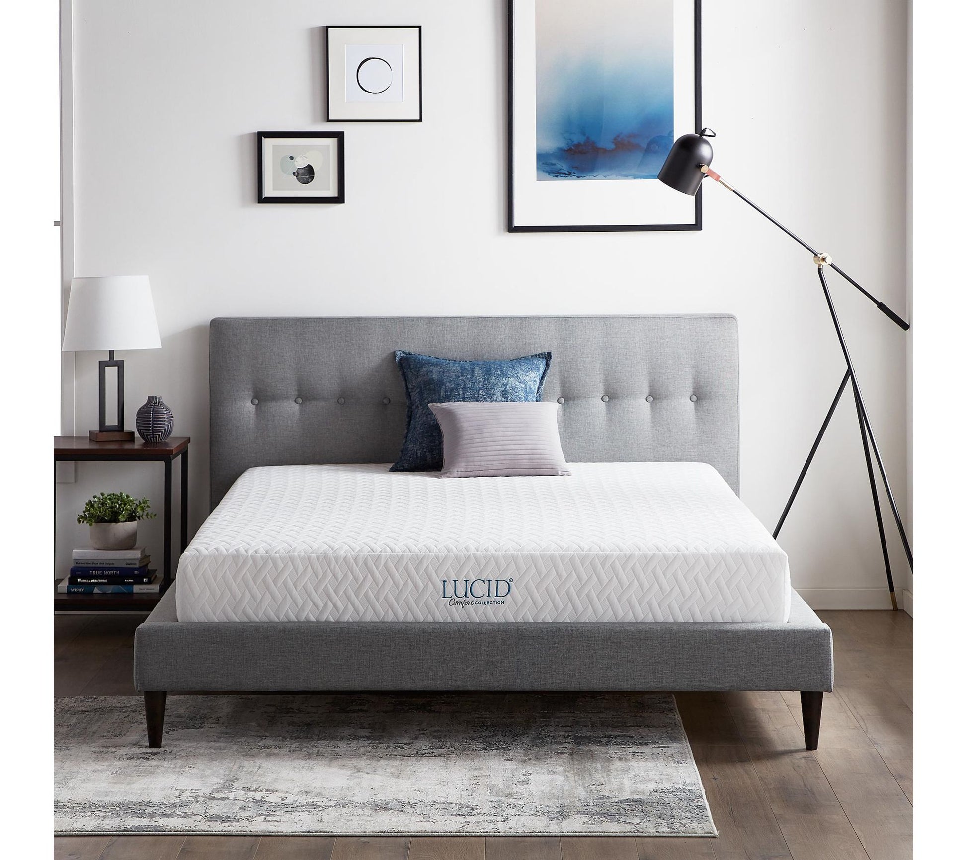 Lucid Comfort Collection 8" Firm Twin Memory Foam Mattress
